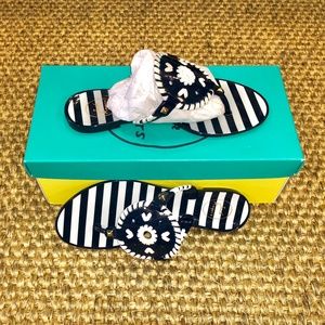 Jack Rogers Striped Jellies